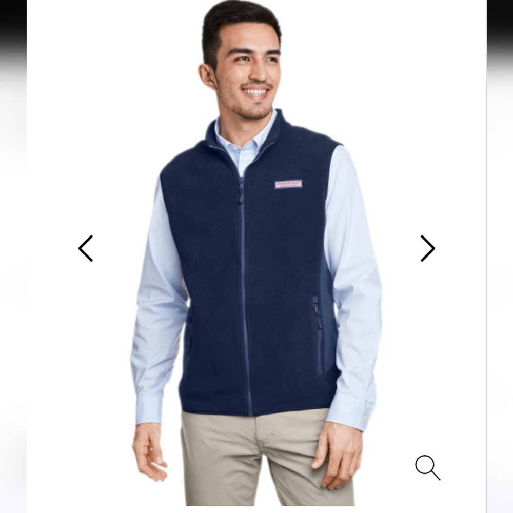 Vineyard Vines Mens Harbor Fleece Vest